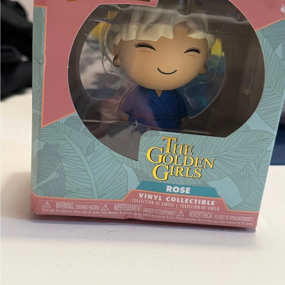 Funko Dorbz The Golden Girls Rose Vinyl Figure Blue Pink Teal - Picture 2 of 5
